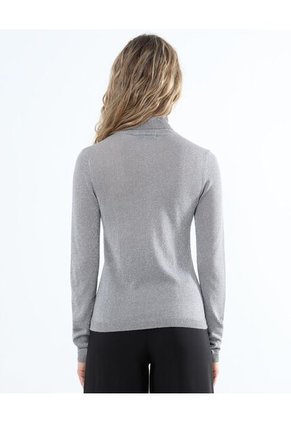 Camiseta Para Mujer Manga Larga Color Gris  Marca Seven Seven #28095817