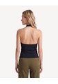 Blusa Halter Con Espalda Ajustable  Para Mujer Negro Seven Seven de Seven Seven