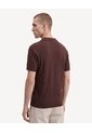 Polo De Textura Perforada  Para Hombre Café Seven Seven de Seven Seven