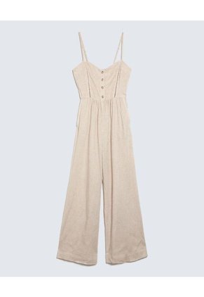 Enterizo Para Mujer Manga Sisa Color Beige Marca Seven Seven #28320428