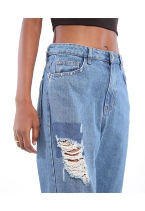 Jean Para Mujer Mom Color Azul  Marca Seven Seven #28160755