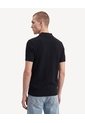 Polo Tejido En Tricot  Para Hombre Negro Seven Seven de Seven Seven