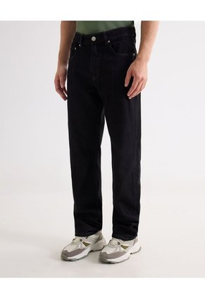Jean Straight Tono Negro  Para Hombre Negro Seven Seven