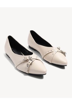 Baletas Para Mujer  Color Beige Marca Seven Seven #28660015