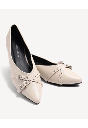 Baletas Para Mujer  Color Beige Marca Seven Seven #28660015