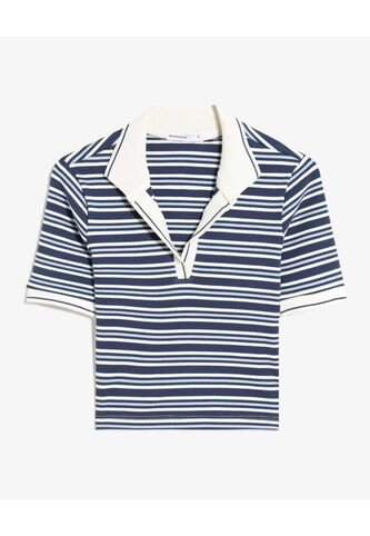 Camiseta Para Mujer Manga Corta Moda Color Azul Marca Seven Seven #28096488 Seven Seven