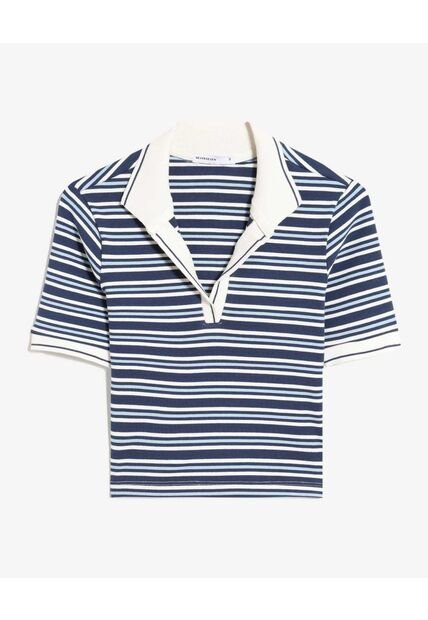 Camiseta Para Mujer Manga Corta Moda Color Azul Marca Seven Seven #28096488