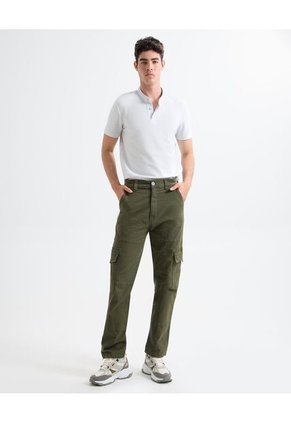 Pantalon Para Hombre Color Verde Oliva Marca Seven Seven #45071057