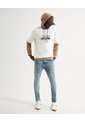 Jeans Skinny Tono Claro  Para Hombre Azul Seven Seven de Seven Seven