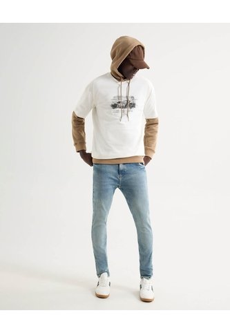 Jeans Skinny Tono Claro  Para Hombre Azul Seven Seven Seven Seven
