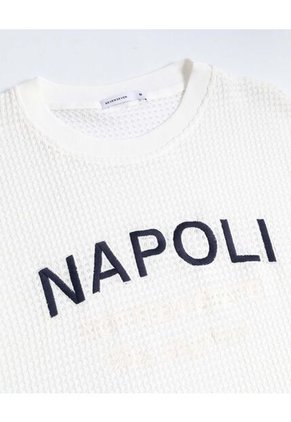 Camiseta  Para Hombre Manga Corta Cuello Redondo Color Marfil Marca Seven Seven #45092860