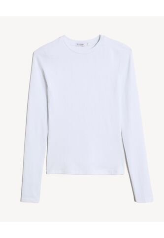 Camiseta  Para Mujer Manga Larga Cuello Redondo Color Marfil Marca Seven Seven #28097598 Seven Seven