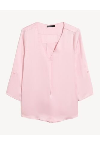 Blusa  Para Mujer Manga 3/4 Color Rosado Marca Seven Seven #28129049 Seven Seven
