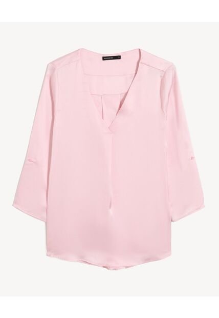 Blusa  Para Mujer Manga 3/4 Color Rosado Marca Seven Seven #28129049