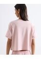 Camiseta  Para Mujer Manga Corta Cuello Redondo Color Rosado Marca Seven Seven #28097583 de Seven Seven