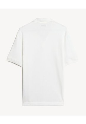 Polo  Para Hombre Cuello Tejido Sin Bolsillo Color Blanco Marca Seven Seven #45118251