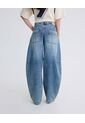 Jean Baggy Barrel Azul Claro  Para Mujer Azul Seven Seven de Seven Seven