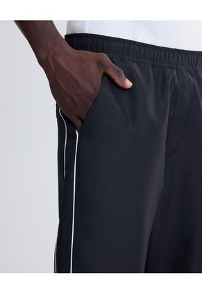 Pantalón Straight Unisex Negro Seven Seven