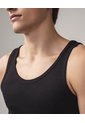 Tank Top Slim En Rib  Para Hombre Negro Seven Seven de Seven Seven