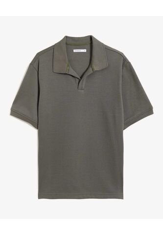 Polo  Para Hombre Cuello Tejido Sin Bolsillo Color Verde Marca Seven Seven #45118251 Seven Seven