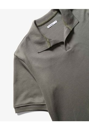 Polo  Para Hombre Cuello Tejido Sin Bolsillo Color Verde Marca Seven Seven #45118251