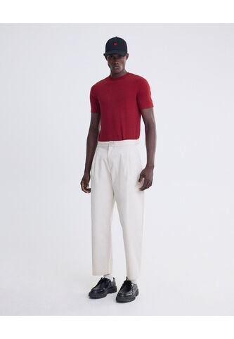 Pantalón Barrel  Para Hombre Blanco Seven Seven Seven Seven