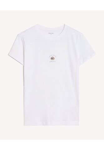 Camiseta Para Mujer Manga Corta Cuello Redondo Color Crudo Marca Seven Seven #28096546 Seven Seven