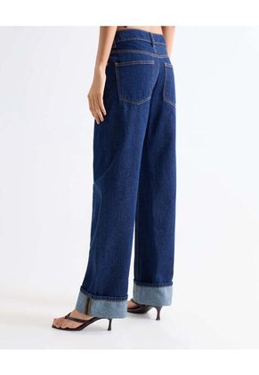 Jean  Para Mujer Straight Long Color Azul Marca Seven Seven #28167417