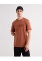 Camiseta Para Hombre Manga Corta Cuello Redondo Color Terracota Marca Seven Seven #45092707 de Seven Seven