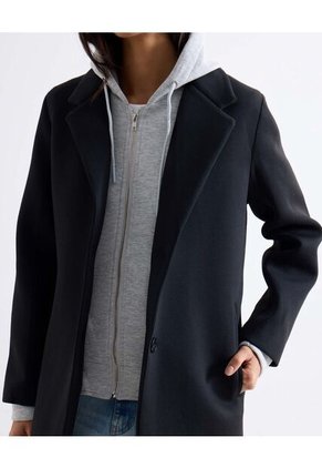 Chaqueta  Para Mujer Abrigo Color Negro Marca Seven Seven #28081036