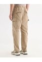 Pantalón Cargo Con Pretina Elástica  Para Hombre Beige Seven Seven de Seven Seven