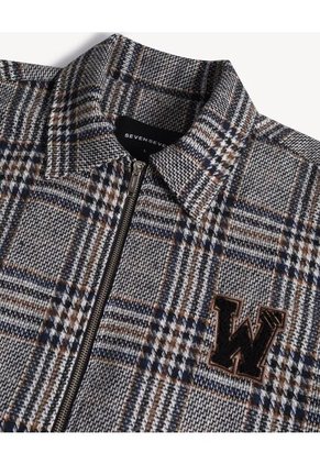 Chaqueta Para Hombre Bomber Color Gris Marca Seven Seven #45080507