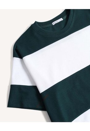 Camiseta  Para Hombre Manga Corta Cuello Redondo Color Verde Marca Seven Seven #45098224