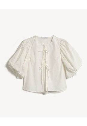 Blusa Para Mujer Manga Corta Color Hueso Marca Seven Seven #28124065