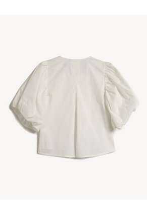 Blusa Para Mujer Manga Corta Color Hueso Marca Seven Seven #28124065