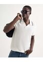 Polo Para Hombre Cuello Tejido Sin Bolsillo Color Marfil Marca Seven Seven #45110872 de Seven Seven