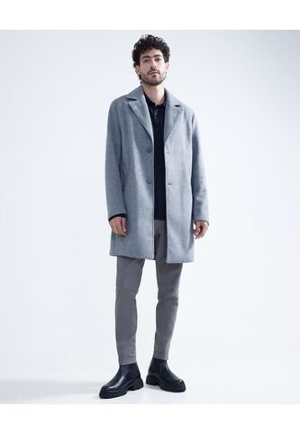 Chaqueta Para Hombre Abrigo Color Gris  Marca Seven Seven #45080426 Seven Seven