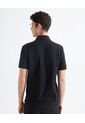 Polo Para Hombre Cuello Tejido  Color Negro Marca Seven Seven #45110846 de Seven Seven