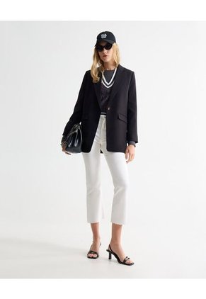 Blazer Para Mujer  Color Negro Marca Seven Seven #28400053