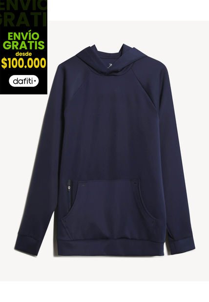 Buzo Para Hombre Hoodie Color Azul Marca Seven Seven #45060701