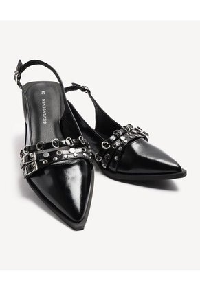 Baletas Para Mujer Color Negro Marca Seven Seven #28660014