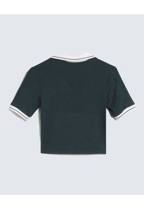 Camiseta Para Mujer Manga Corta Color Verde Oscuro Marca Seven Seven #28096155