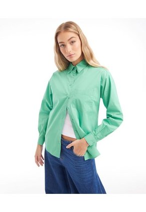 Blusa Para Mujer Manga Larga Color Verde  Marca Seven Seven #28123740