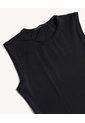 Body Cuello Redondo  Para Mujer Negro Seven Seven de Seven Seven