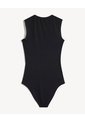 Body Cuello Redondo  Para Mujer Negro Seven Seven de Seven Seven
