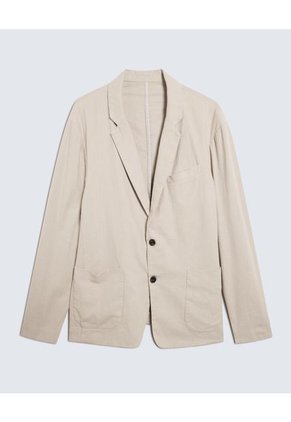 Blazer Para Hombre Blazer Color Beige Marca Seven Seven #45400042