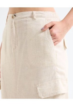 Falda Para Mujer Largo Color Beige Marca Seven Seven #28140904