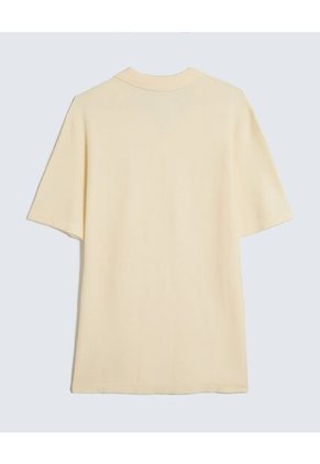 Polo Para Hombre Cuello Tejido Sin Bolsillo Color Beige Marca Seven Seven #45110894