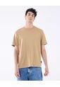 Camiseta Para Hombre Manga Corta Color Camel Marca Seven Seven #45092598 de Seven Seven