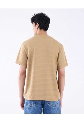 Camiseta Para Hombre Manga Corta Color Camel Marca Seven Seven #45092598